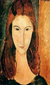 Jeanne Hebuterne Hebuterne by Modigliani Sweden oil painting art